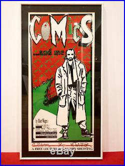 Matt Wagner signed numbered print #2 of 25 Comics. And Me Grendel Mage 1990