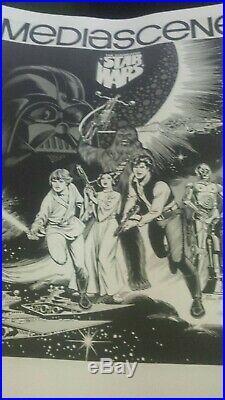 Mediascene 9 issues Steranko comics science fiction Star Wars posters movies