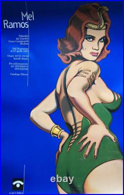 Mel Ramos Nile Queen Early Female Comic Book Character Exhibition Poster Mel Ramos Nile Queen Early Female Comic Book Character Exhibition Poster