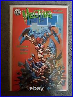 Melting Pot #1-4 & Signed Poster Kevin Eastman Simon Bisley Eric Talbot