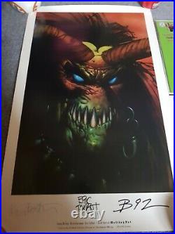 Melting Pot #1-4 & Signed Poster Kevin Eastman Simon Bisley Eric Talbot