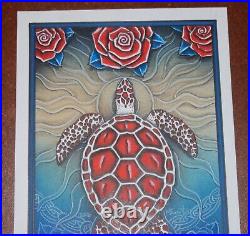 Michael Everett Red Sea Turtle 2007 Original Grateful Dead Poster Print Art