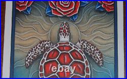 Michael Everett Red Sea Turtle 2007 Original Grateful Dead Poster Print Art