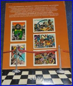 Mighty World Of Marvel Poster Booksigned Stan Lee Trimpesterankostarlin1978