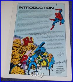 Mighty World Of Marvel Poster Booksigned Stan Lee Trimpesterankostarlin1978