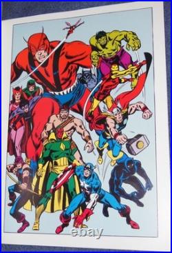 Mighty World Of Marvel Poster Booksigned Stan Lee Trimpesterankostarlin1978
