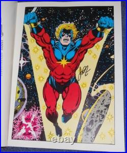 Mighty World Of Marvel Poster Booksigned Stan Lee Trimpesterankostarlin1978