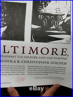 Mike Mignola signed print poster 2007 BALTIMORE, OR THE STEADFAST TIN SOLDIER