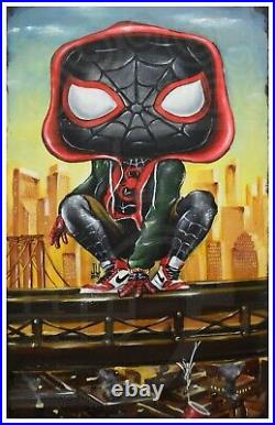 Miles Pop Morales Jeremy Worst Spiderman Funko marvel comics cosplay poster art