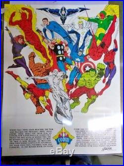 Mint Shape-1973 Jim Steranko Art Foom Poster Friends Of Old Marvel-stan Lee