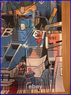 Mobile Suit Gundam Maintenance Robert Wilson 1/1 Test Screen Print Poster 18×24 Mobile Suit Gundam Maintenance Robert Wilson 1/1 Test Screen Print Poster 18×24