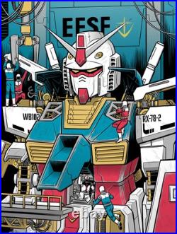 Mobile Suit Gundam Maintenance Robert Wilson 1/1 Test Screen Print Poster 18×24 Mobile Suit Gundam Maintenance Robert Wilson 1/1 Test Screen Print Poster 18×24