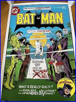 Mondo 80 Years of Batman Print Batman 291 Jim Aparo -Joker/Catwoman #121/200 Mondo 80 Years of Batman Print Batman 291 Jim Aparo -Joker/Catwoman #121/200