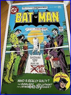 Mondo 80 Years of Batman Print Batman 291 Jim Aparo -Joker/Catwoman #121/200