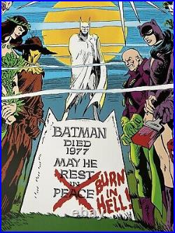 Mondo 80 Years of Batman Print Batman 291 Jim Aparo -Joker/Catwoman #121/200