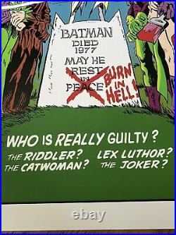 Mondo 80 Years of Batman Print Batman 291 Jim Aparo -Joker/Catwoman #121/200