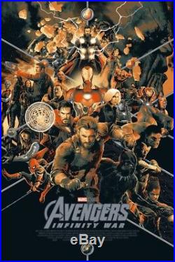 Mondo Avengers Infinity War Matt Taylor Regular Marvel MCU SDCC Limited Edition