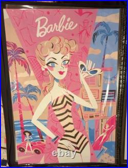 Mondo Barbie Timed Edition 24x36 7 Color Screen printed Poster /125 Sold Out