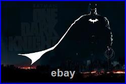 Mondo Batman One Dark Knight. Jock poster print. MINT