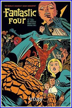 Mondo Fantastic Four Art Print Comic Book Poster By Michael Cho XX/250 Marvel