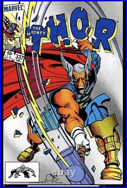 Mondo Mighty Thor Issue 337 Beta Ray Bill FOIL Variant Comic Book Poster Ltd 65