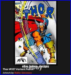 Mondo Mighty Thor Issue 337 Beta Ray Bill FOIL Variant Comic Book Poster Ltd 65