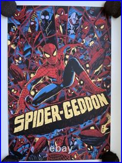 Mondo Spider-Geddon Screen Print Poster Francesco Francavilla XXX/300 Spider-Man Mondo Spider-Geddon Screen Print Poster Francesco Francavilla XXX/300 Spider-Man