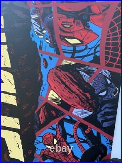 Mondo Spider-Geddon Screen Print Poster Francesco Francavilla XXX/300 Spider-Man Mondo Spider-Geddon Screen Print Poster Francesco Francavilla XXX/300 Spider-Man