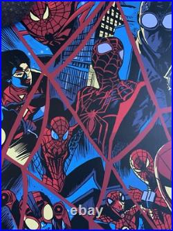 Mondo Spider-Geddon Screen Print Poster Francesco Francavilla XXX/300 Spider-Man Mondo Spider-Geddon Screen Print Poster Francesco Francavilla XXX/300 Spider-Man