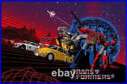 Moor Art Gallery Raid71 Transformers Limited Edition Screenprint 36 x 24