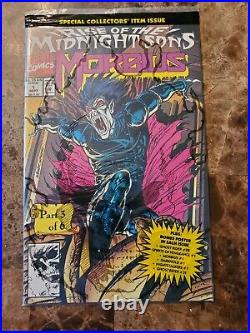Morbius Rise Of The Midnight Sons #1 Sealed Bag/Poster and 3 other comics listed