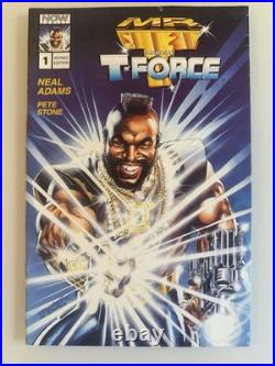 Mr. T and The T-Force Rare 1993 Press Kit with Large Poster & Signed Mr. T Photo