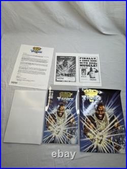 Mr. T and The T-Force Rare 1993 Store Promo Kit with Poster & Signed Comic Book