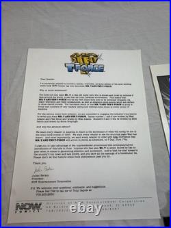 Mr. T and The T-Force Rare 1993 Store Promo Kit with Poster & Signed Comic Book