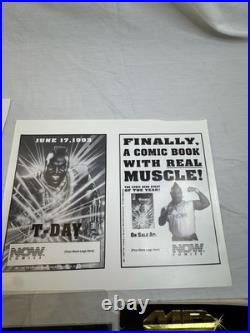 Mr. T and The T-Force Rare 1993 Store Promo Kit with Poster & Signed Comic Book