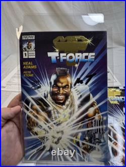 Mr. T and The T-Force Rare 1993 Store Promo Kit with Poster & Signed Comic Book