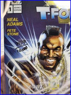 Mr. T and The T-Force Rare 1993 Store Promo Kit with Poster & Signed Comic Book