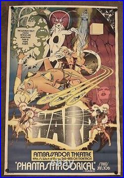 NEAL ADAMS Original 1973 WARP Poster 29.5 x 44.5 NEVER FOLDED FOR DISTRIBUTION