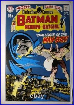 NEAL ADAMS Signed Autographed Batman & Robin MAN BAT GIRL Comic Book Print 11x17