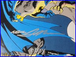 NEAL ADAMS Signed Autographed Batman & Robin MAN BAT GIRL Comic Book Print 11x17