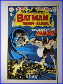 NEAL ADAMS Signed Autographed Batman & Robin MAN BAT GIRL Comic Book Print 11x17