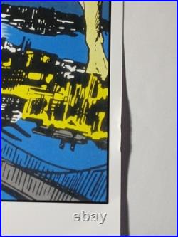 NEAL ADAMS Signed Autographed Batman & Robin MAN BAT GIRL Comic Book Print 11x17