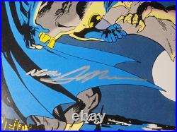 NEAL ADAMS Signed Autographed Batman & Robin MAN BAT GIRL Comic Book Print 11x17