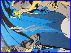 NEAL ADAMS Signed Autographed Batman & Robin MAN BAT GIRL Comic Book Print 11x17