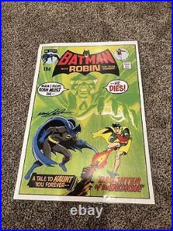 NEAL ADAMS Signed Autographed Batman & Robin Shot 11x17 Comic Print DC Comics