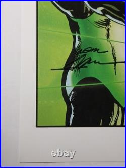 NEAL ADAMS Signed Green Lantern & Green Arrow Comic Book Print 11 x 17 DC Comics