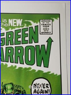 NEAL ADAMS Signed Green Lantern & Green Arrow Comic Book Print 11 x 17 DC Comics