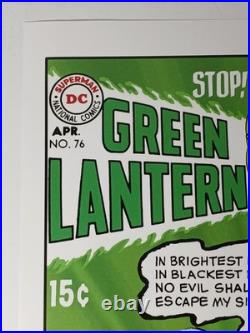 NEAL ADAMS Signed Green Lantern & Green Arrow Comic Book Print 11 x 17 DC Comics