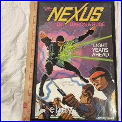 NEXUS Promo Poster by Baron Rude- Light Years Ahead Capital Comics. Signed