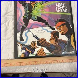 NEXUS Promo Poster by Baron Rude- Light Years Ahead Capital Comics. Signed